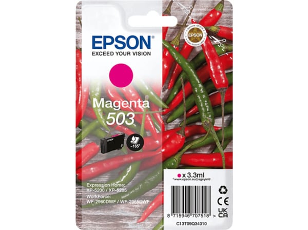 Bild 1 von EPSON 503 Singlepack Tintenpatrone Magenta (C13T09Q34010)