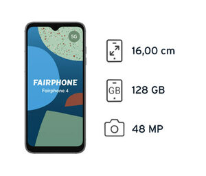 Fairphone 4 128GB grau