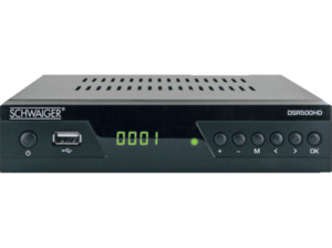 SCHWAIGER DSR 500 HD Receiver (DVB-S2, Schwarz)
