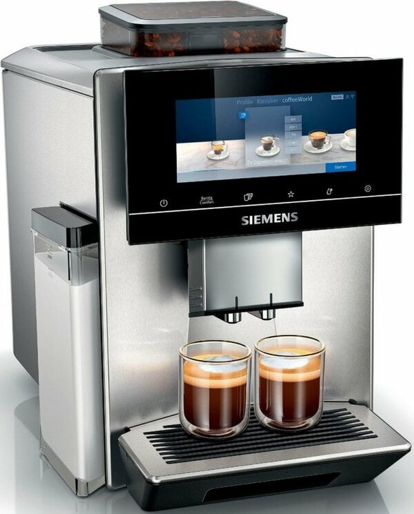 Bild 1 von SIEMENS Kaffeevollautomat EQ900 TQ905D03, bis zu 10 Profile, automatische Bohnenanpassung, extra leise