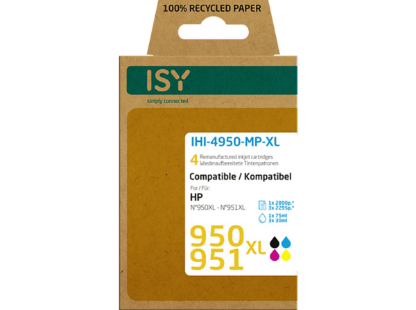 Bild 1 von ISY IHI-4950-MP-XL Tintenpatrone Mehrfarbig