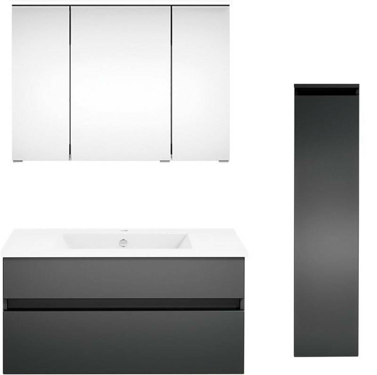 Bild 1 von Puris Badkombination GET2YOU 21, Holznachbildung