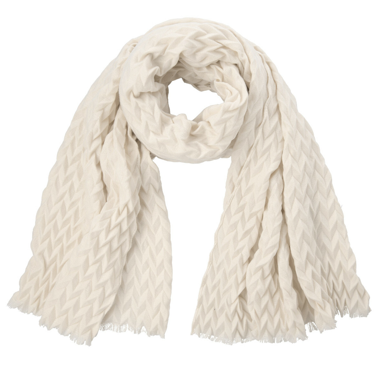 Bild 1 von Damen Schal in Crinkle-Optik