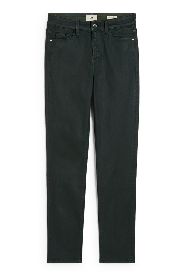 Bild 1 von C&A Slim Jeans-Mid Waist, Grün, Größe: 44