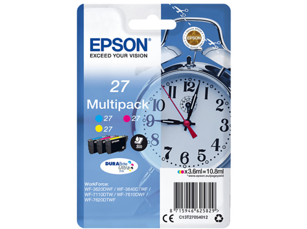 Bild 1 von EPSON Original Tintenpatrone mehrfarbig (C13T27054012)