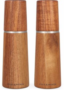 Cole & Mason Salz-/Pfeffermühle Marlow, (2 Stück), aus hochwertigem Akazienholz