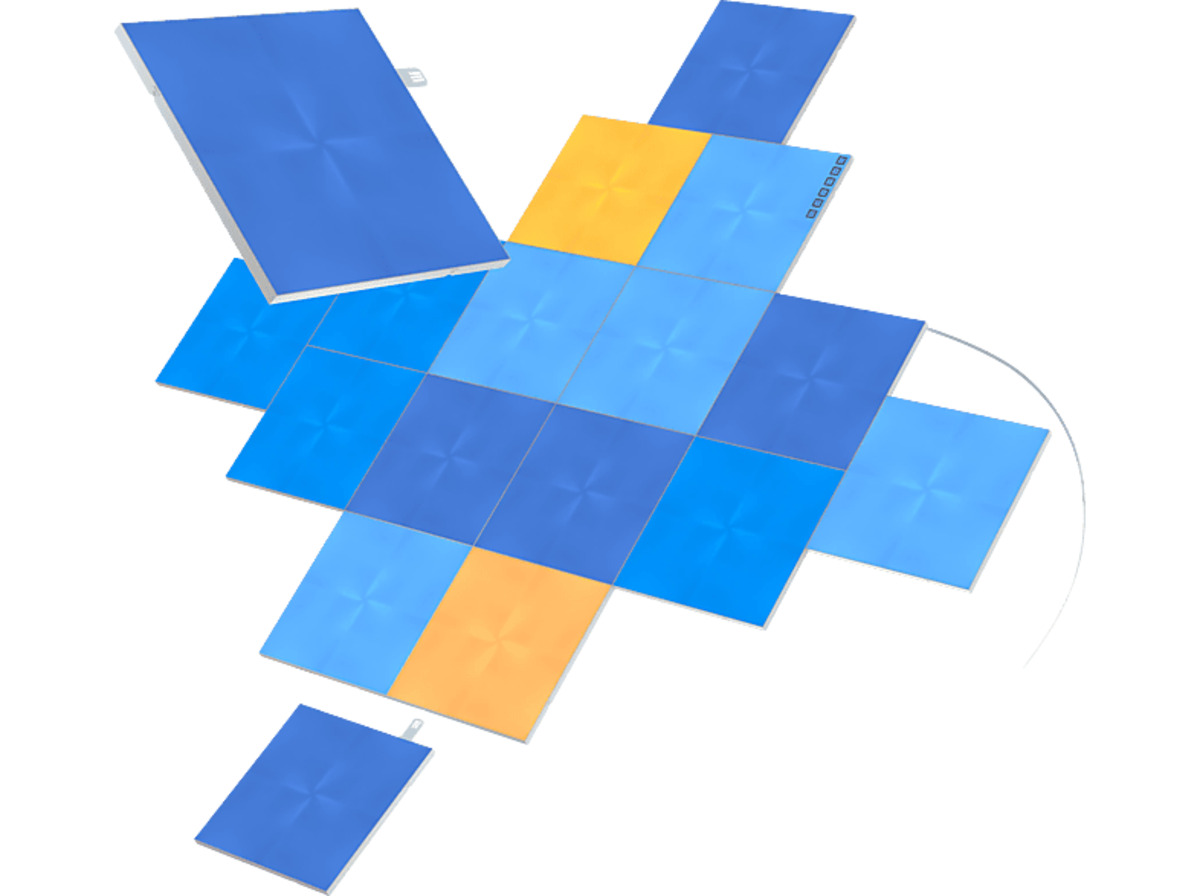 Bild 1 von NANOLEAF Canvas Smarter Kit 17 Panels Vernetzte Innenbeleuchtung Multicolor / Warmweiß Tageslichtweiß