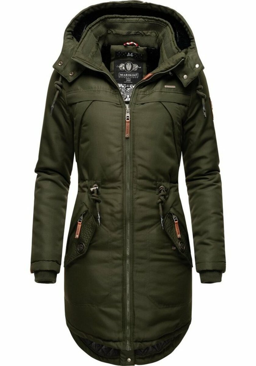 Bild 1 von Marikoo Wintermantel Kamii sportlicher Damen Winterparka mit abnehmb. Kapuze