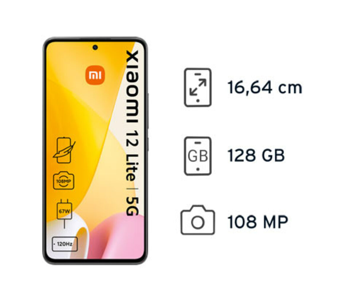 Bild 1 von Xiaomi 12 lite 128GB schwarz