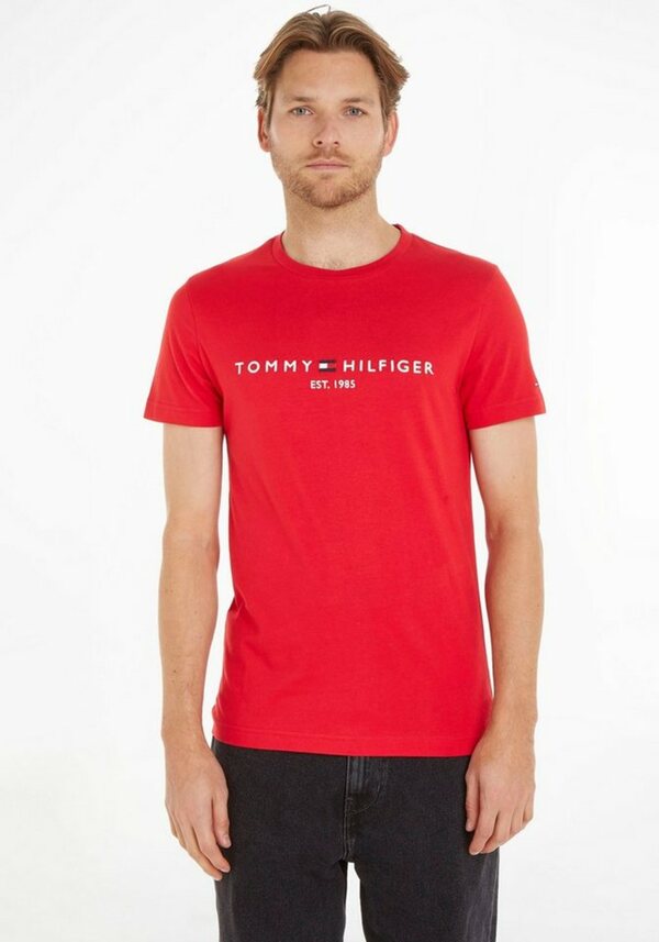 Bild 1 von Tommy Hilfiger T-Shirt TOMMY LOGO TEE mit Logostickerei auf der Brust