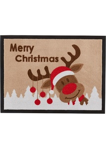 Fußmatte mit Merry Christmas Schriftzug