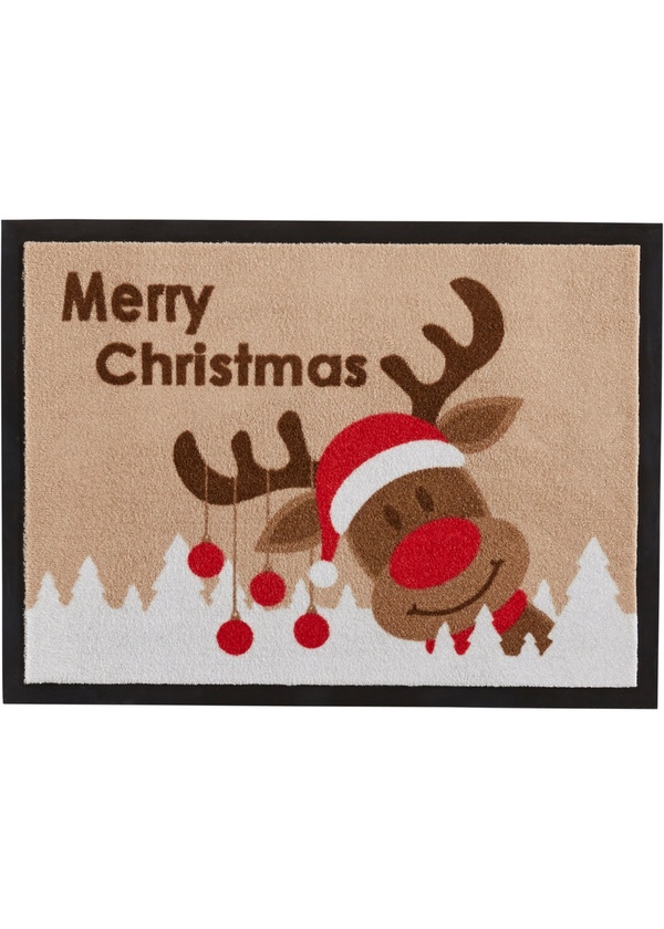 Bild 1 von Fußmatte mit Merry Christmas Schriftzug