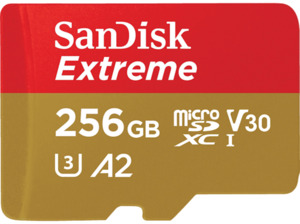 SANDISK Extreme® UHS-I, Micro-SDXC Speicherkarte, 256 GB, 190 MB/s