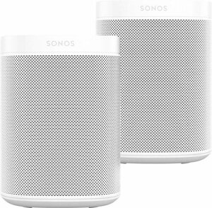 Sonos One SL Smart Speaker (LAN (Ethernet), WLAN (WiFi), 2-er Set)