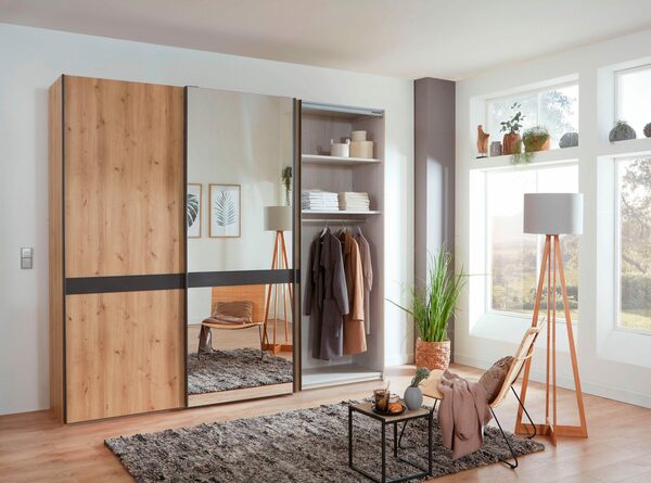 Bild 2 von WIEMANN Schwebetürenschrank Rialto hochwertige Dekorfront mit Spiegeltür