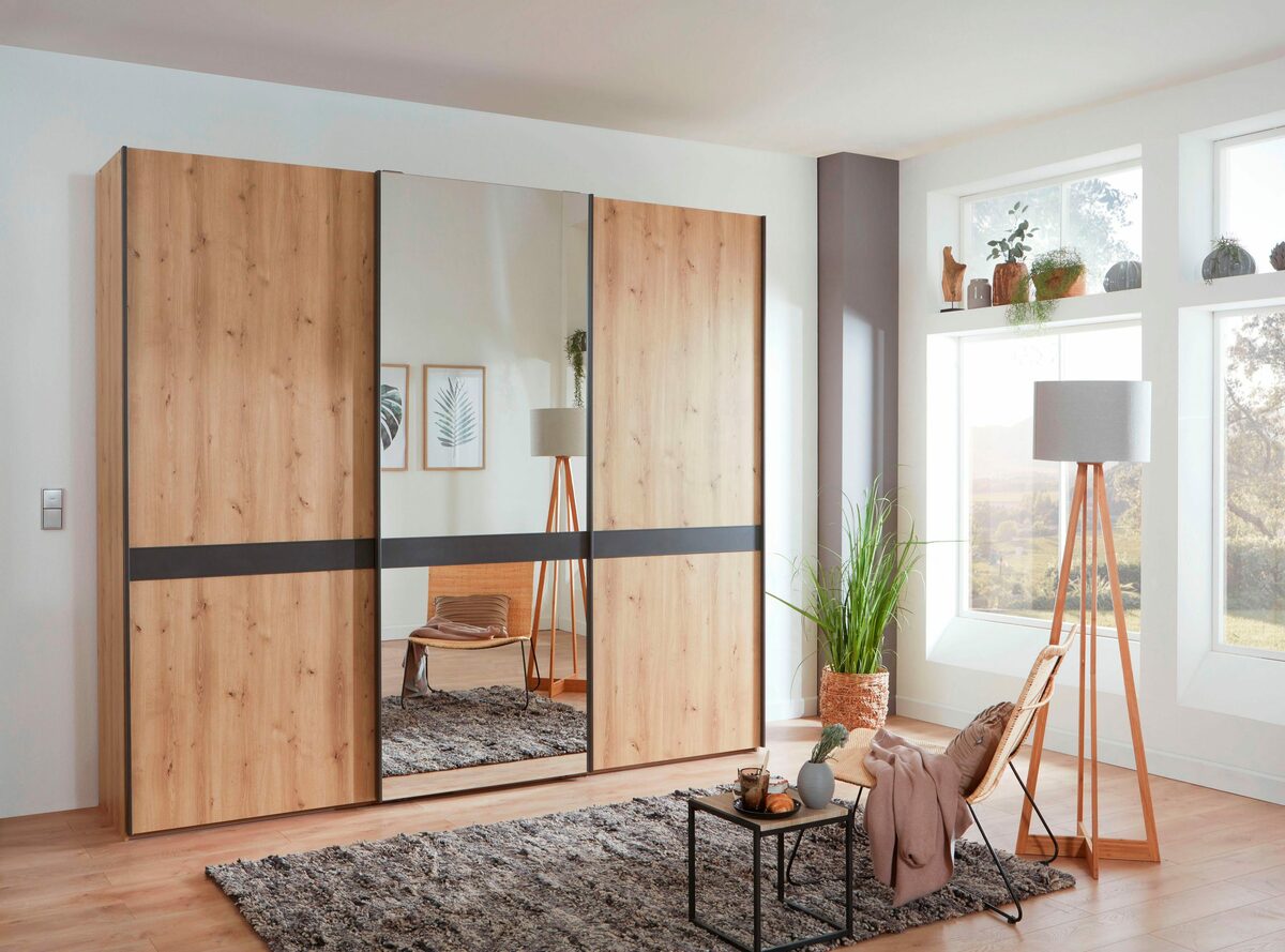 Bild 1 von WIEMANN Schwebetürenschrank Rialto hochwertige Dekorfront mit Spiegeltür