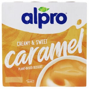 ALPRO Soja-Dessert Karamell, 4er Pack