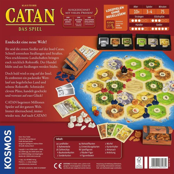 Bild 1 von Kosmos Spiel, Catan - Das Spiel - Edition 2022, Made in Germany