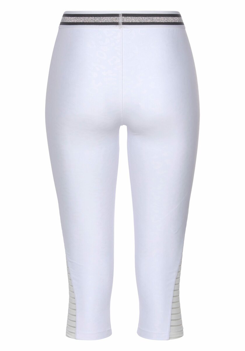 Bild 3 von Bench. Caprileggings mit Leomuster und Mesheinsatz