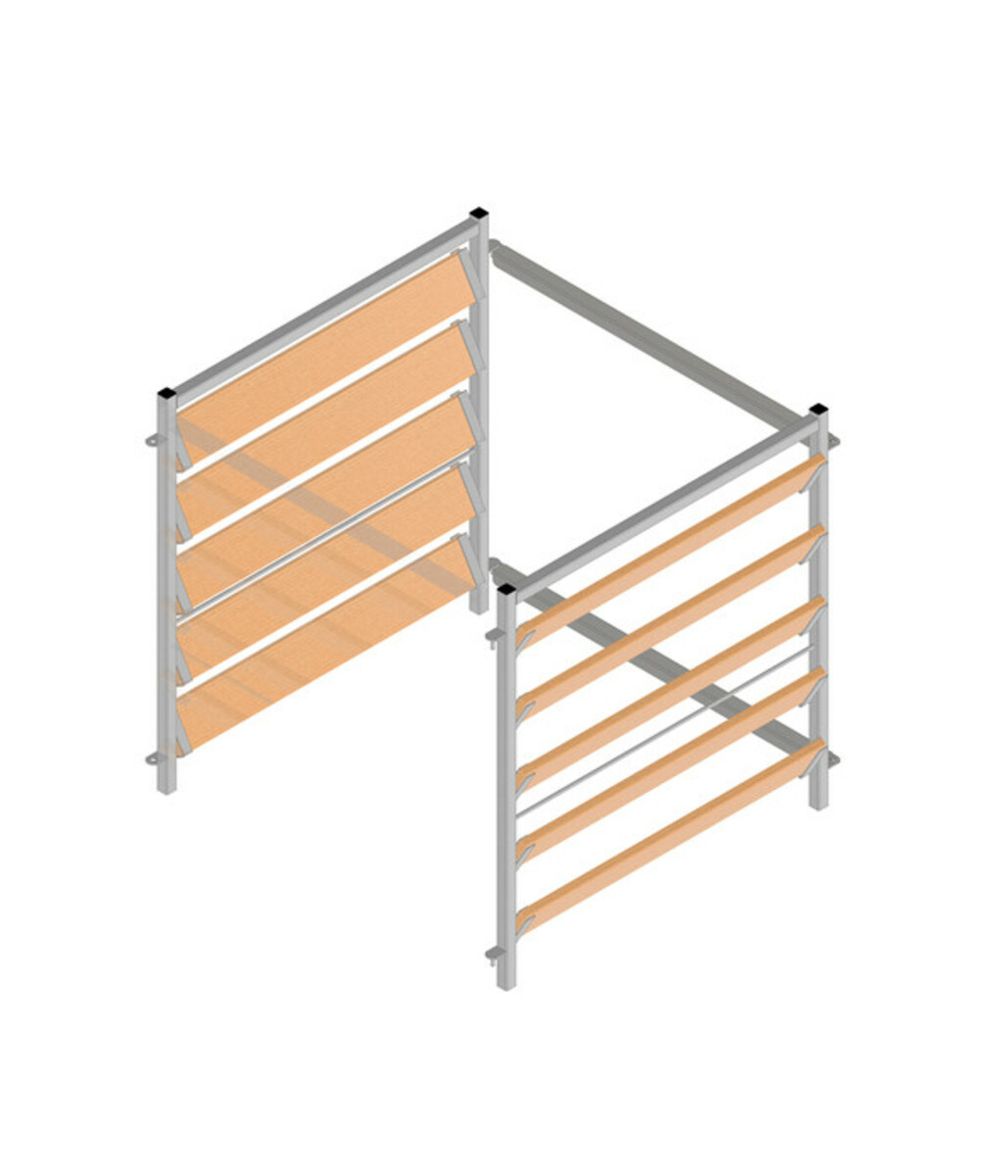 Bild 1 von bellissa Erweiterungsset Komposter, ca. B102/H5,4/T100 cm