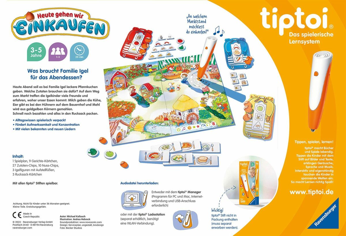 Bild 2 von Ravensburger Spiel, tiptoi® Heute gehen wir einkaufen, Made in Europe, FSC® - schützt Wald - weltweit