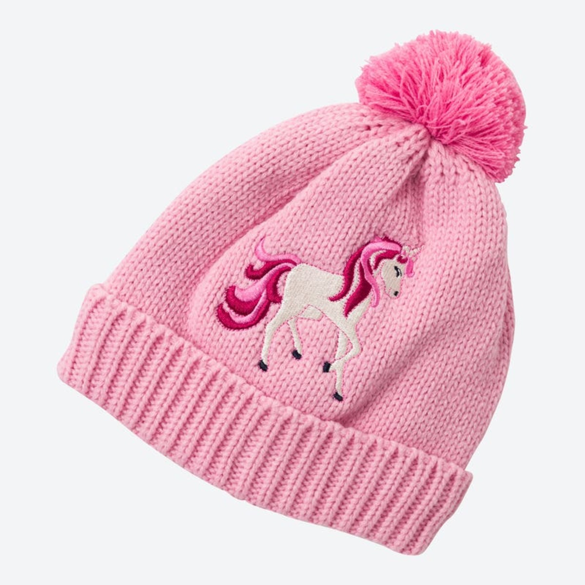 Bild 1 von Kinder-Mütze mit Bommel und Applikation