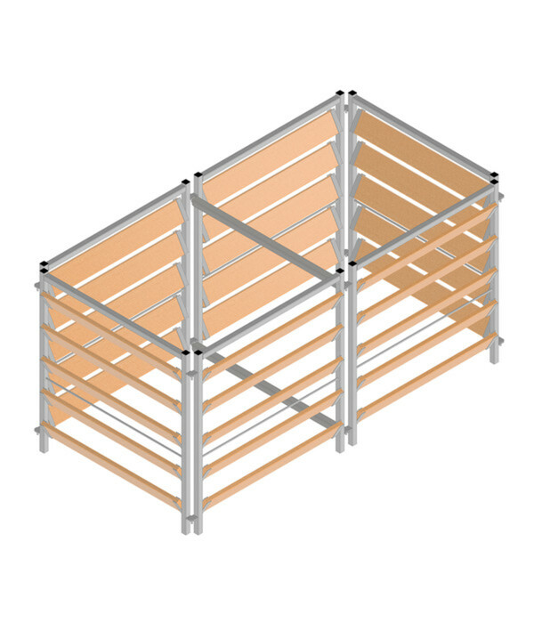 Bild 2 von bellissa Erweiterungsset Komposter, ca. B102/H5,4/T100 cm