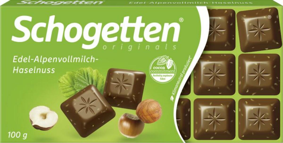 Bild 1 von Schogetten Edel-Alpenvollmilch-Haselnuss