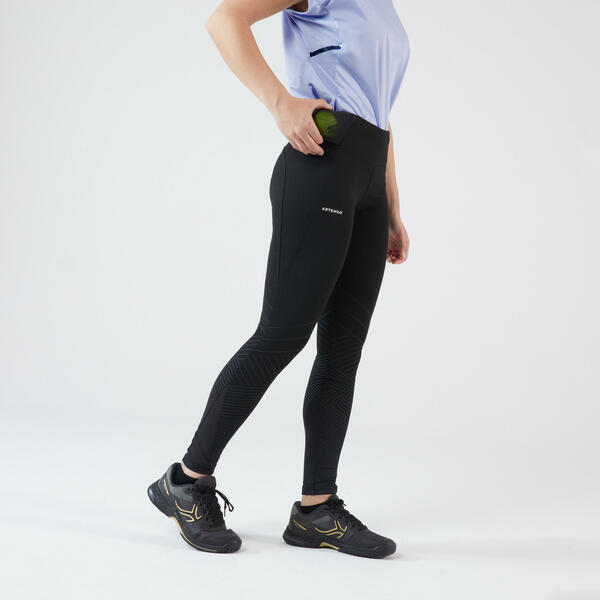Bild 1 von Damen Tennis Leggings - Dry Hip Ball schwarz/silber
