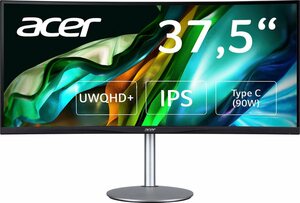 Acer CB382CUR Curved-LED-Monitor (95,3 cm/37,5 ", 3840 x 1600 px, QHD+, 1 ms Reaktionszeit, 60 Hz, IPS-LED)