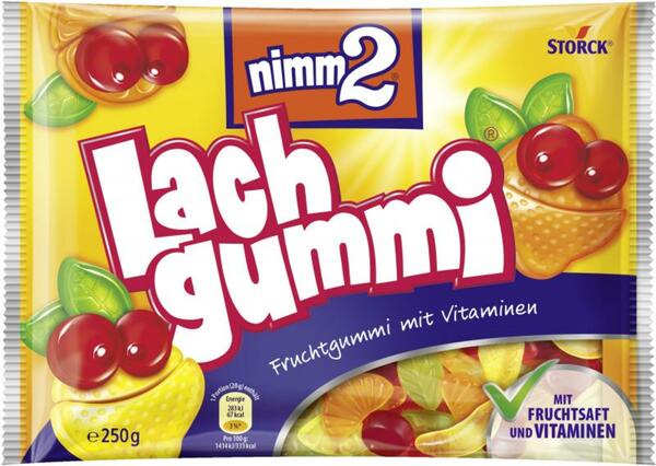 Bild 1 von Nimm2 Lachgummi Fruchtgummi mit Vitaminen