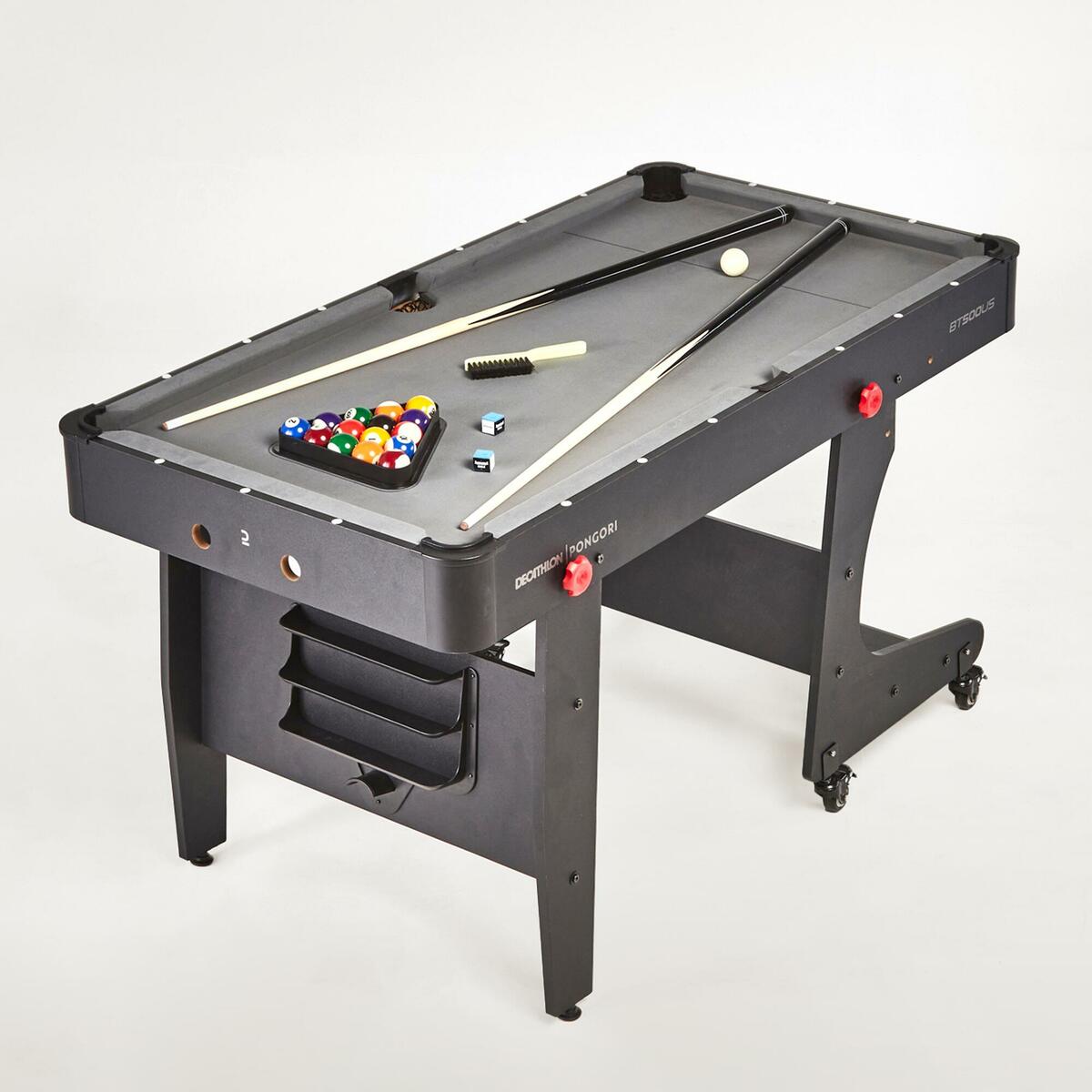 Bild 1 von Billardtisch Poolbillard BT 500 US klappbar graues Tuch