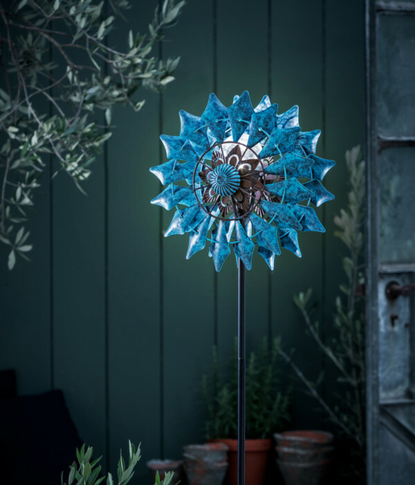 Bild 2 von Dehner Solar Windrad Mola, ca. B32/H122/T32 cm