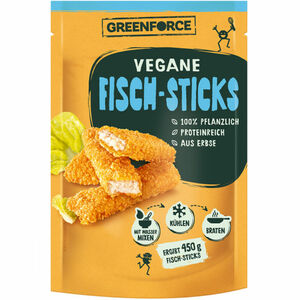 GREENFORCE Veganer Fisch-Sticks Mix