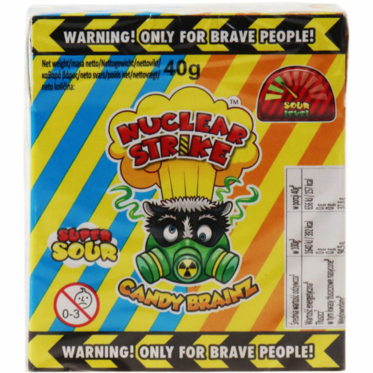 Bild 1 von SWE Saure Fruchtcandies in Gehirnform