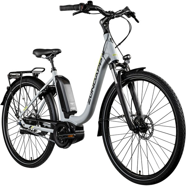 Bild 1 von Zündapp X300 E Bike Damenfahrrad 155 - 180 cm Stadtrad Pedelec 7 Gang Shimano Schaltung Cityrad mit Bosch Mittelmotor Hollandrad