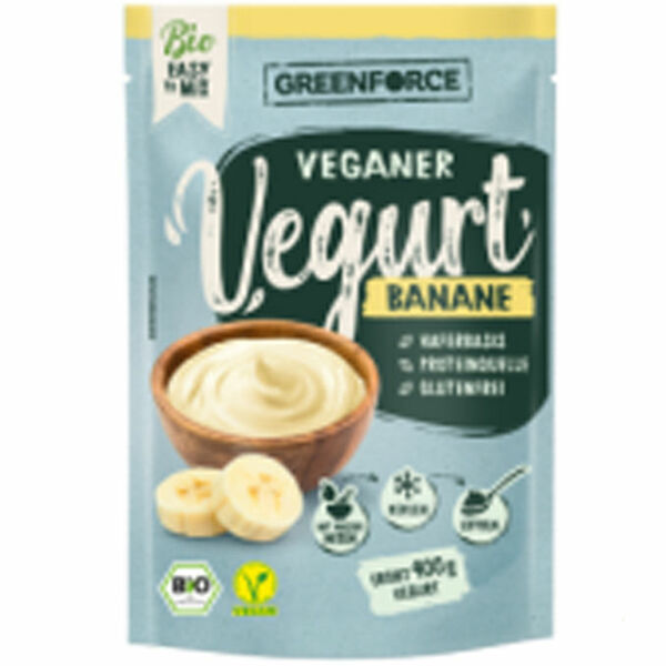 Bild 1 von GREENFORCE BIO veganer Joghurt Mix Banane