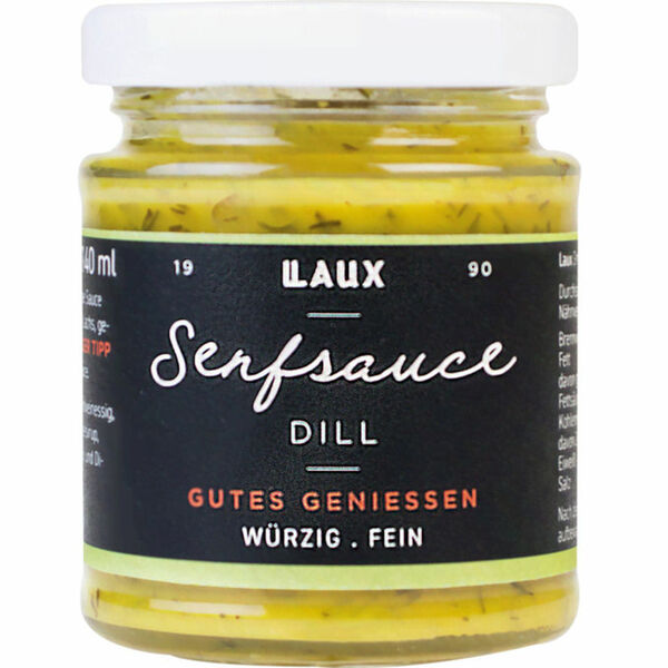 Bild 1 von LAUX Feinkost Senfsauce Dill