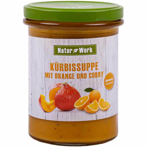 Natur Werk Kürbissuppe mit Orange & Curry