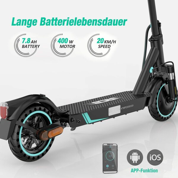Bild 4 von RCB E-Scooter, 8.5" E-roller mit Straßenzulassung ABE, Max rang 25km mit APP