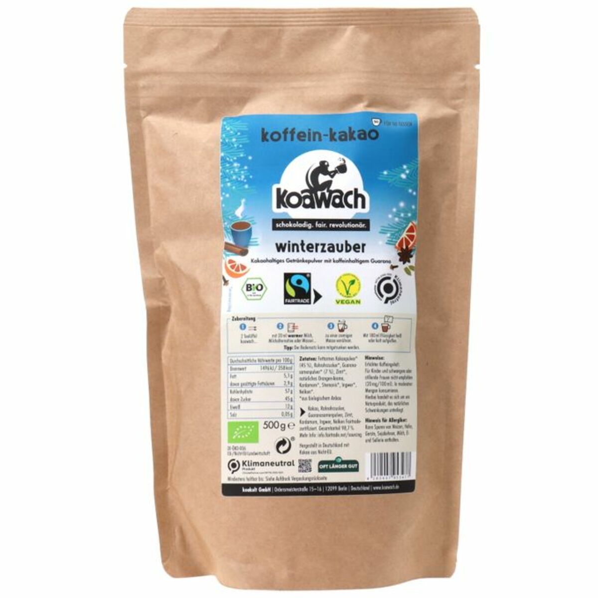 Bild 1 von Koawach BIO Koffein-Kakao