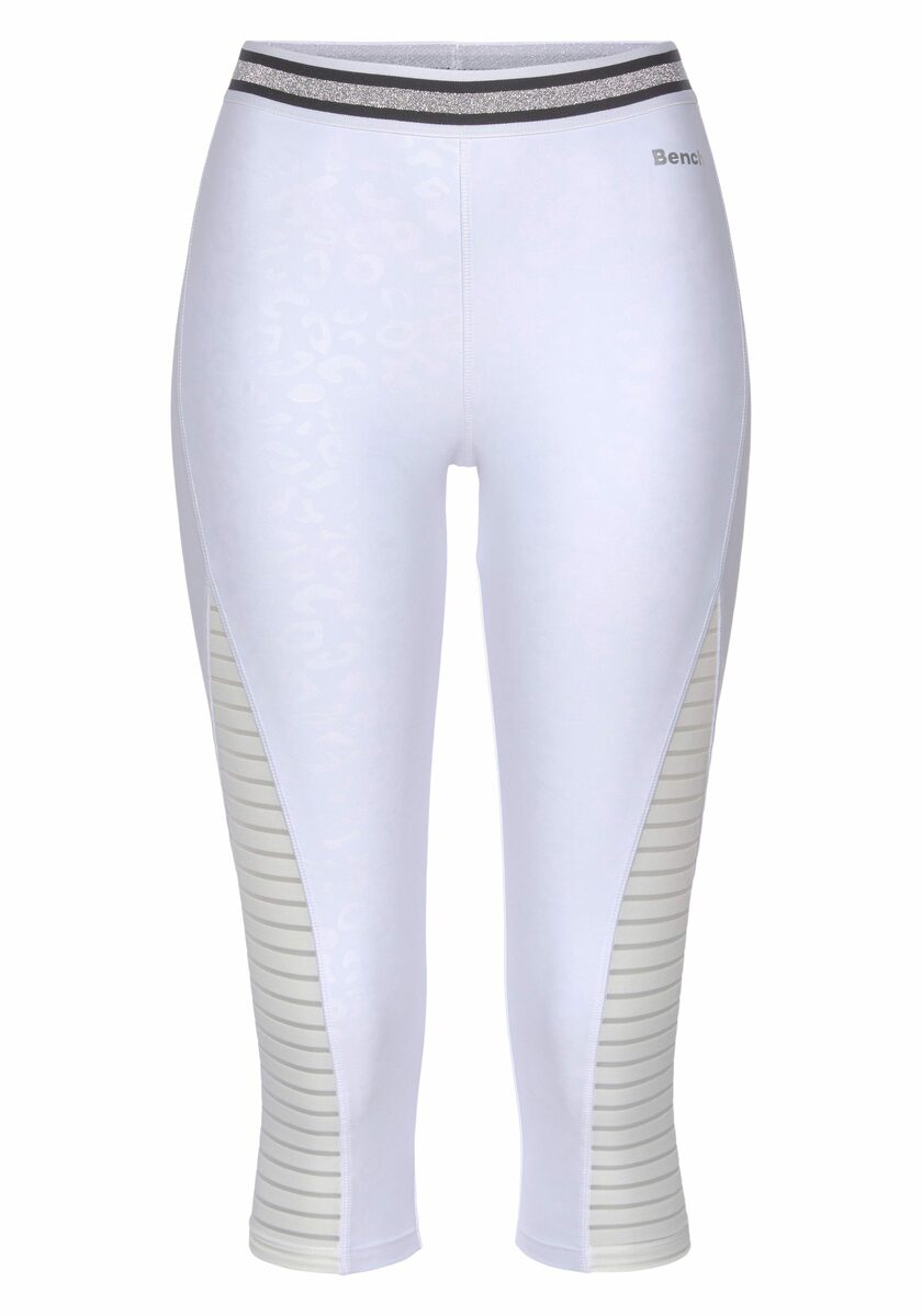 Bild 2 von Bench. Caprileggings mit Leomuster und Mesheinsatz