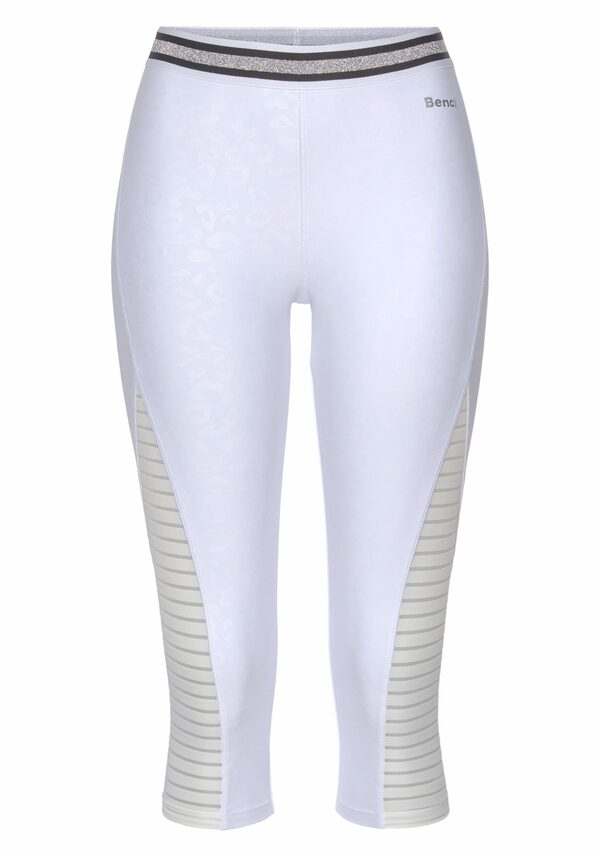 Bild 2 von Bench. Caprileggings mit Leomuster und Mesheinsatz