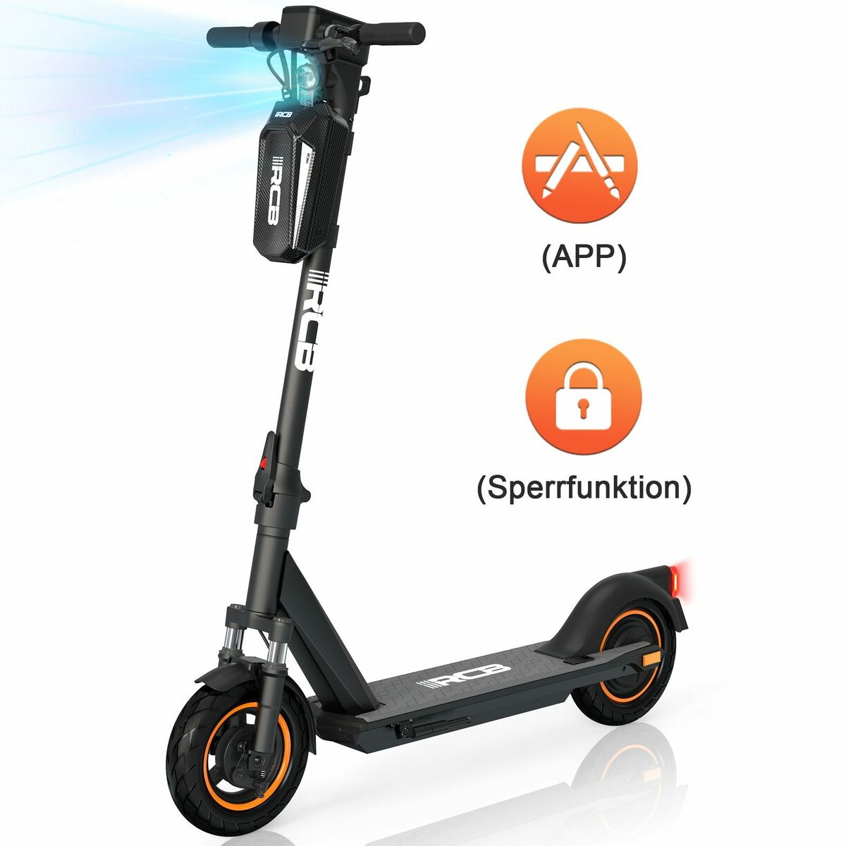 Bild 1 von HITWAY E-Scooter 8,5 Zoll Klappbar E-roller 36V 11,4Ah Vollreifen mit Straßenzulassung