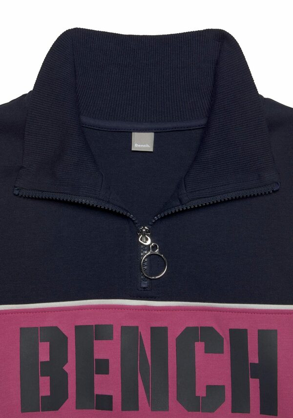 Bild 3 von Bench. Sweatshirt im Color-Blocking Design mit Logoprint
