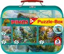 Bild 1 von Schmidt Spiele Puzzle Dinos Box, 2x60 und 2x100 Teile, 320 Puzzleteile
