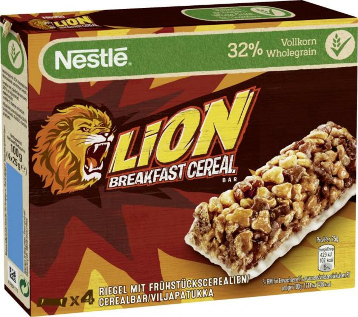 Bild 1 von Nestlè Lion Cerealienriegel