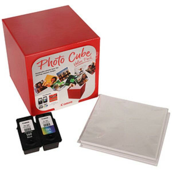 Bild 1 von Canon PG-560 + CL-561  schwarz, color Druckköpfe + Fotopapier, 2er-Set