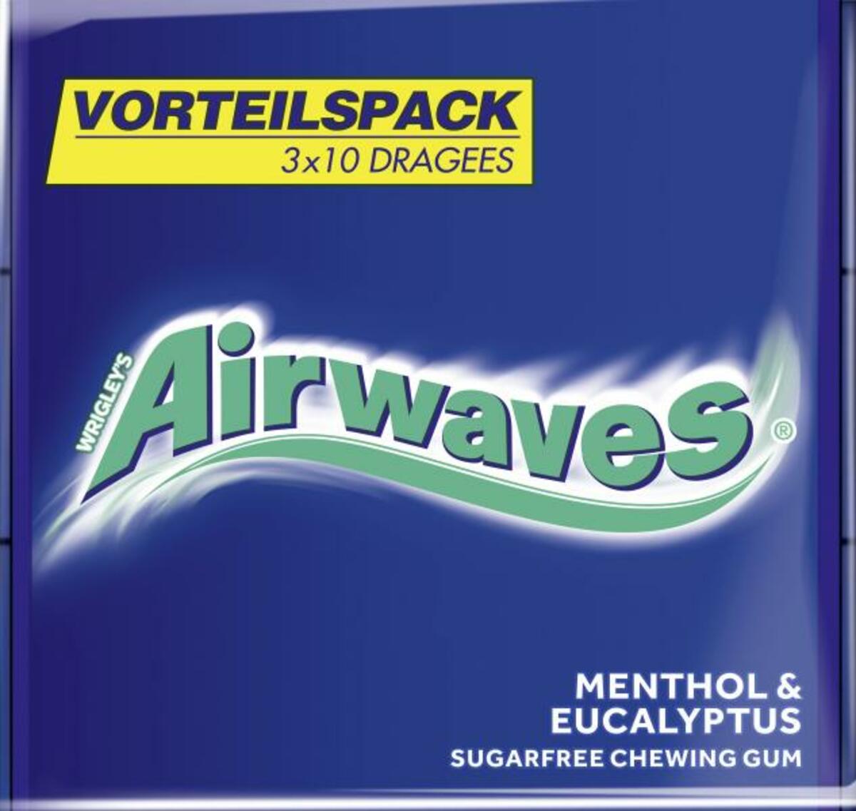 Bild 1 von Airwaves Menthol & Eucalyptus Kaugummi zuckerfrei