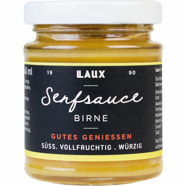 Bild 1 von LAUX Feinkost Senfsauce Birne